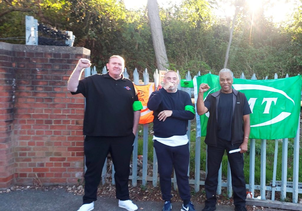 Hainault RMT Picket Line