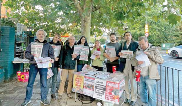 SP campaigning in Brixton
