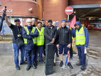 West London Bus Workers UNITE members