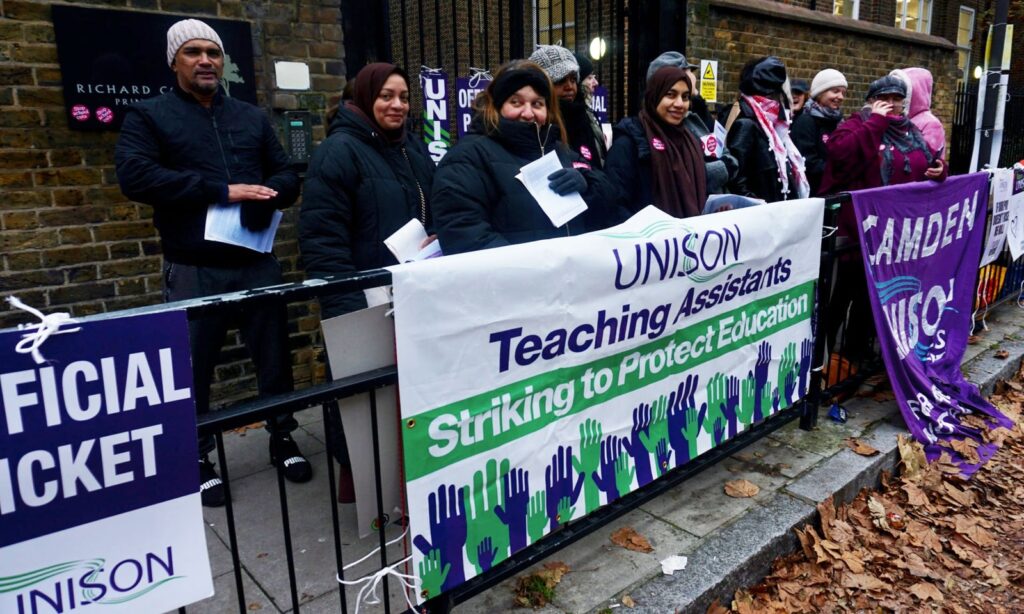 Richard Cobden school strikers