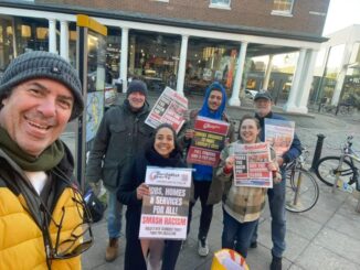 Socialists campaigning in Hillingdon