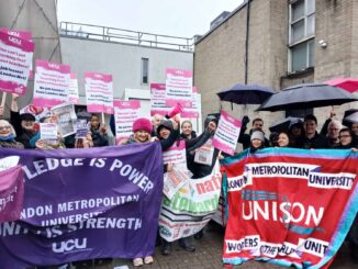 London Met protest