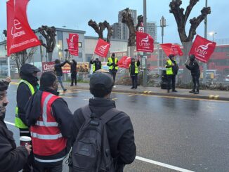 Bus drivers on strike in Waltham Forest