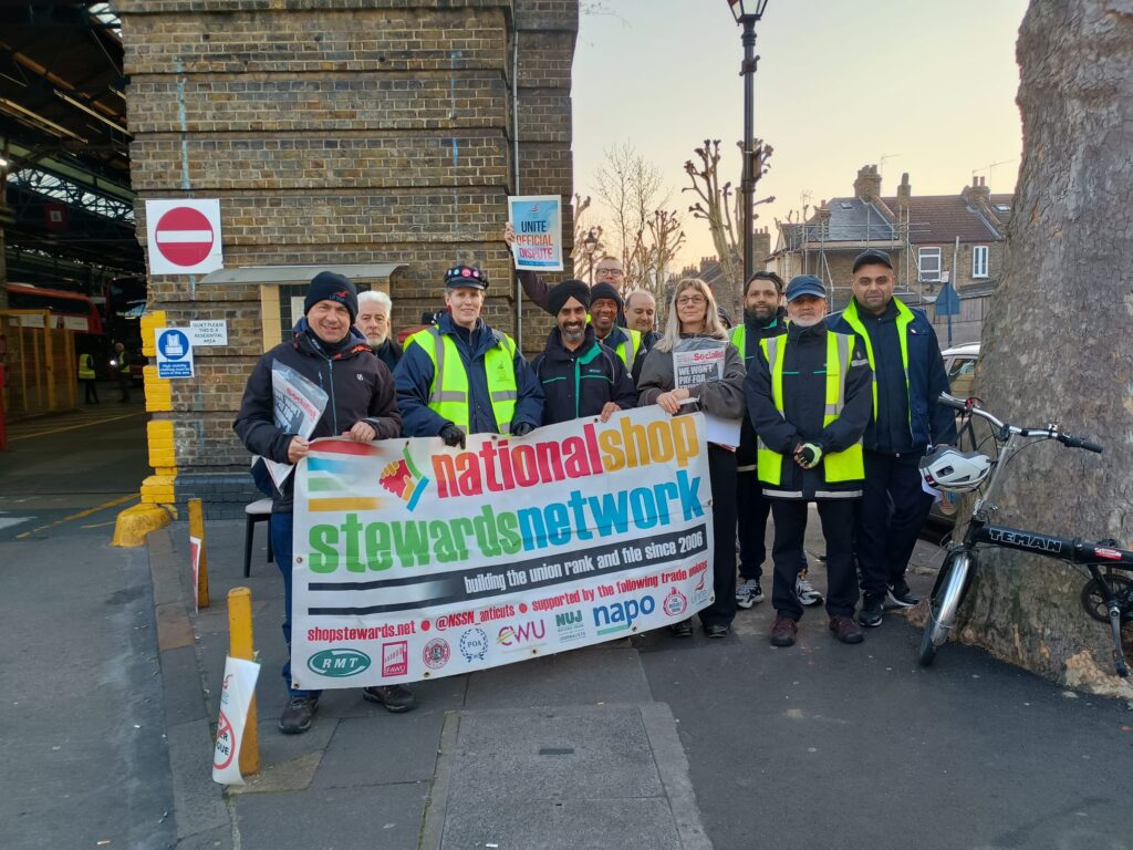 Bow bus drivers' strike