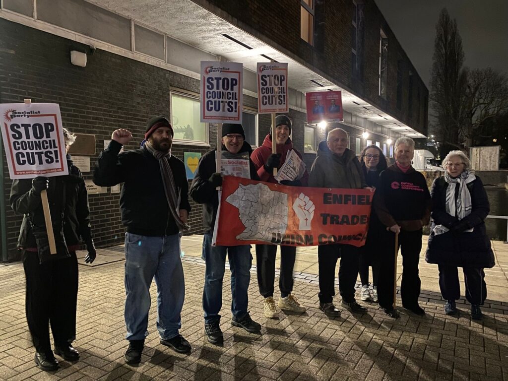 Lobbying Enfield Council with people's budget