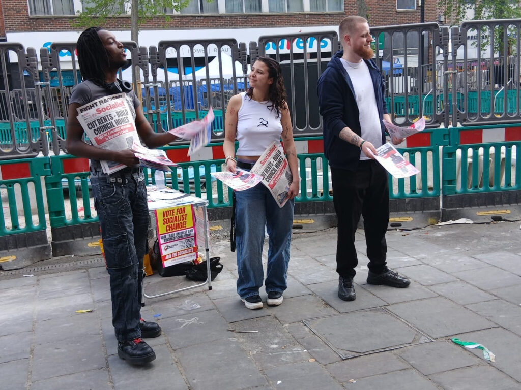 Lewisham socialists campaigning