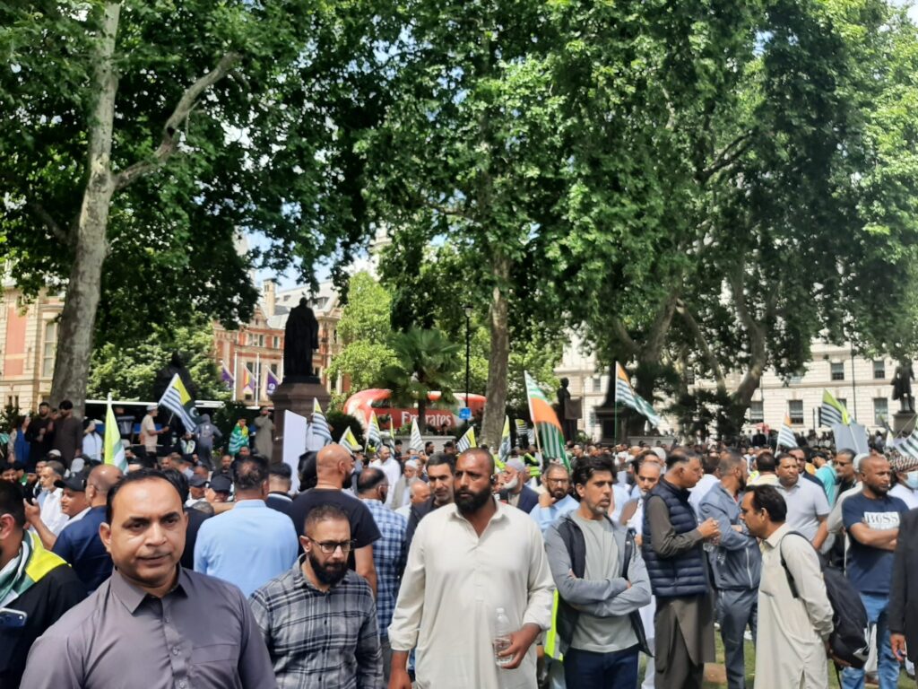 Kashmir demonstration