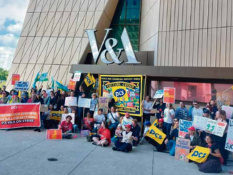 Strike at V&A Museum