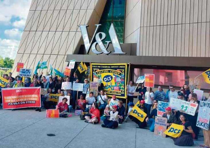 Strike at V&A Museum