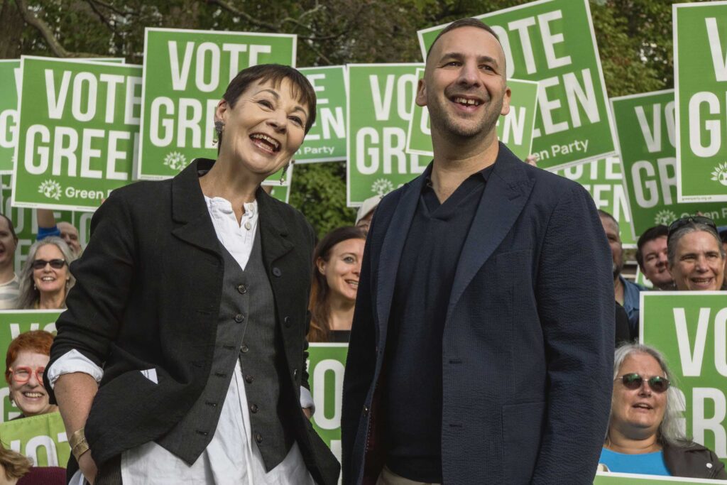 Caroline Lucas and Zack Polanski